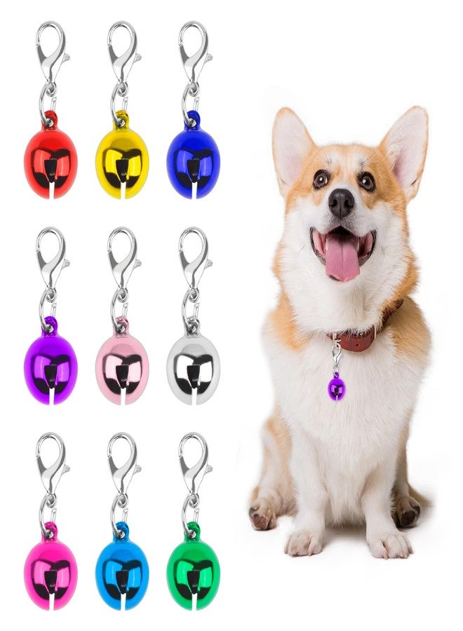 Foyods 9PCS Bell for Dog & Cat Collar - Colorful Cat & Dog Bells with Key Rings & Clasps - Image 1